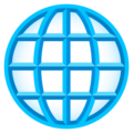 Globe With Meridians Emoji Joypixels
