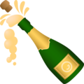 Bottle With Popping Cork Emoji Joypixels