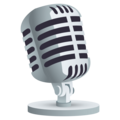 Studio Microphone Emoji Joypixels