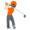 Person Golfing Emoji Joypixels