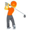 Person Golfing Emoji Joypixels