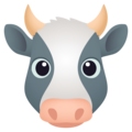 Cow Face Emoji Joypixels