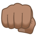 Oncoming Fist Emoji Joypixels