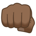 Oncoming Fist Emoji Joypixels