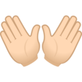 Open Hands Emoji Joypixels