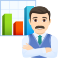 Man Office Worker Emoji Joypixels