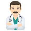 Man Health Worker Emoji Joypixels