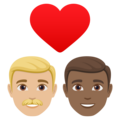 Couple With Heart Man Man Emoji Joypixels