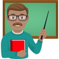 Man Teacher Emoji Joypixels