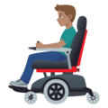 Man In Motorized Wheelchair Emoji Joypixels
