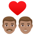 Couple With Heart Man Man Emoji Joypixels