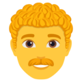 Man Curly Hair Emoji Joypixels