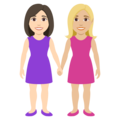 Women Holding Hands Emoji Joypixels