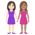 Women Holding Hands Emoji Joypixels