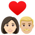 Couple With Heart Woman Man Emoji Joypixels