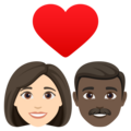 Couple With Heart Woman Man Emoji Joypixels