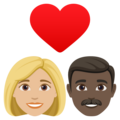 Couple With Heart Woman Man Emoji Joypixels