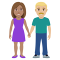 Woman And Man Holding Hands Emoji Joypixels