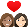 Couple With Heart Woman Woman Emoji Joypixels