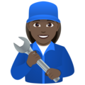 Woman Mechanic Emoji Joypixels