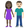 Woman And Man Holding Hands Emoji Joypixels