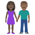 Woman And Man Holding Hands Emoji Joypixels