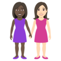 Women Holding Hands Emoji Joypixels