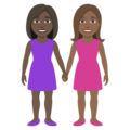 Women Holding Hands Emoji Joypixels
