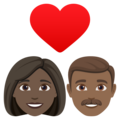 Couple With Heart Woman Man Emoji Joypixels