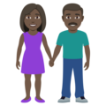 Woman And Man Holding Hands Emoji Joypixels