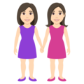Women Holding Hands Emoji Joypixels