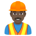 Man Construction Worker Emoji Joypixels