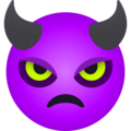 Angry Face With Horns Emoji Joypixels