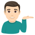 Man Tipping Hand Emoji Joypixels
