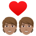 Couple With Heart Emoji Joypixels
