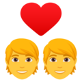 Couple With Heart Emoji Joypixels