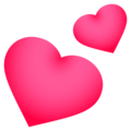 Two Hearts Emoji Joypixels