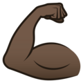 Flexed Biceps Emoji Joypixels