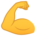 Flexed Biceps Emoji Joypixels