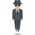 Person In Suit Levitating Emoji Joypixels