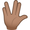 Vulcan Salute Emoji Joypixels