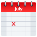 Spiral Calendar Emoji Joypixels