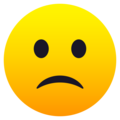Slightly Frowning Face Emoji Joypixels
