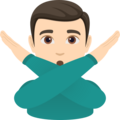Man Gesturing No Emoji Joypixels