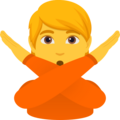 Person Gesturing No Emoji Joypixels