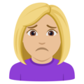 Woman Frowning Emoji Joypixels