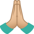 Folded Hands Emoji Joypixels