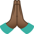 Folded Hands Emoji Joypixels