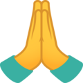 Folded Hands Emoji Joypixels