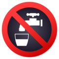 Non Potable Water Emoji Joypixels